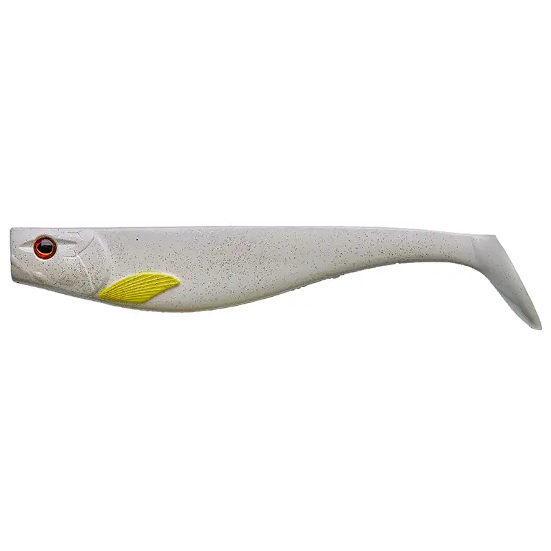 Illex Dexter Shad Pearl Bone – Zander Gummifisch mit Aroma