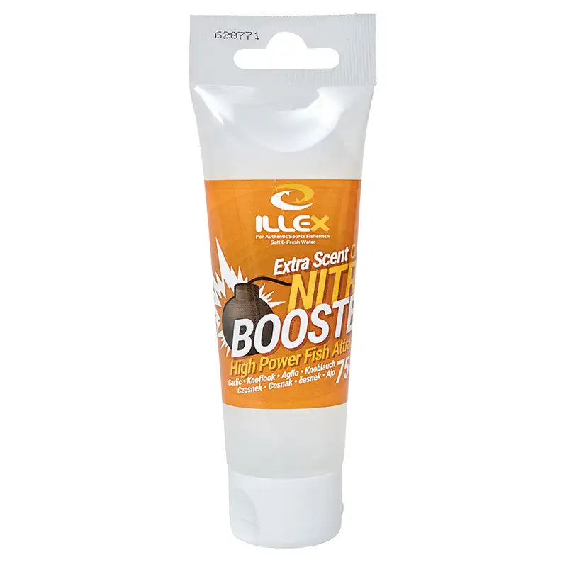 Illex Nitro Booster Knoblauch_Creme-Weiss – Lockstoff Tube 75ml für Kunstköder