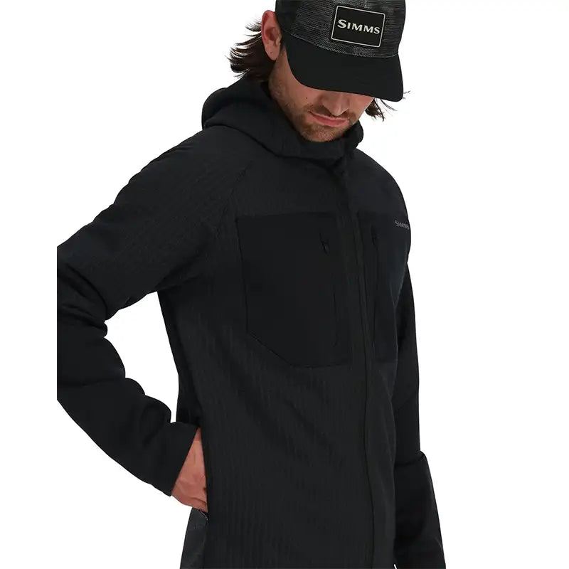 Simms Confluence Hoody Pullover schwarz