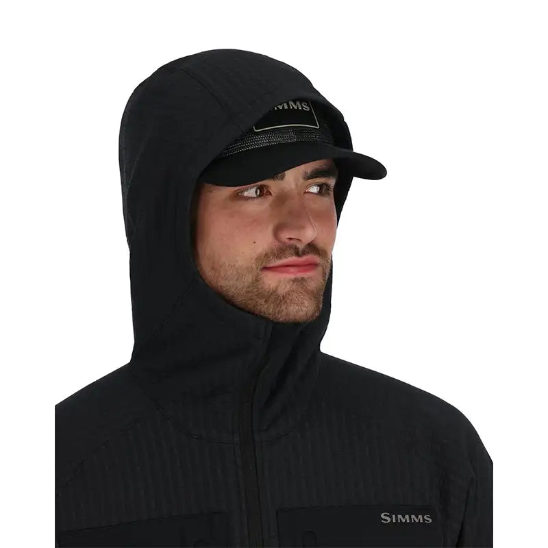 Simms Confluence Hoody Pullover schwarz