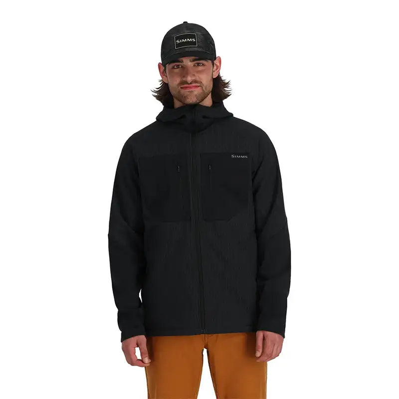 Simms Confluence Hoody Pullover schwarz