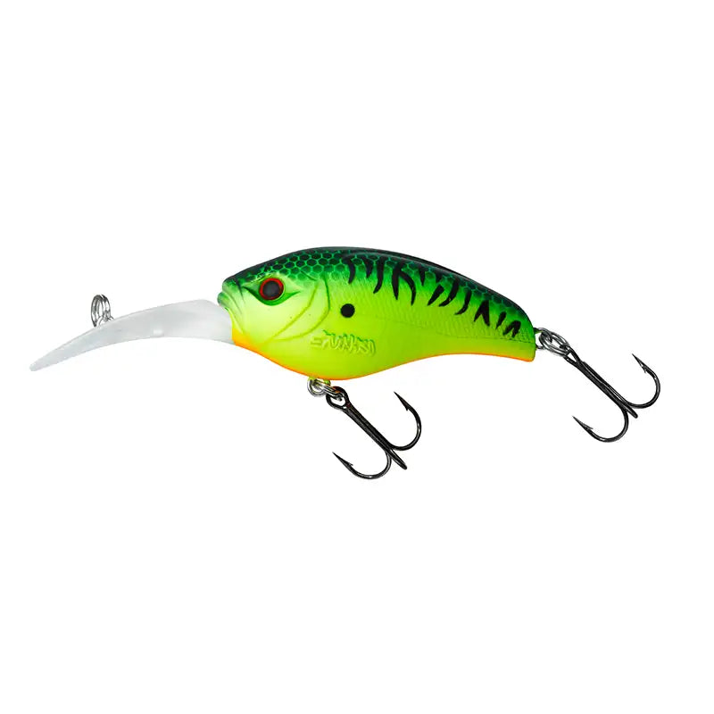 Gunki Gigan 55 F Mat Fire Tiger Dekor ist ideal für trübes oder angetrübtes Wasser