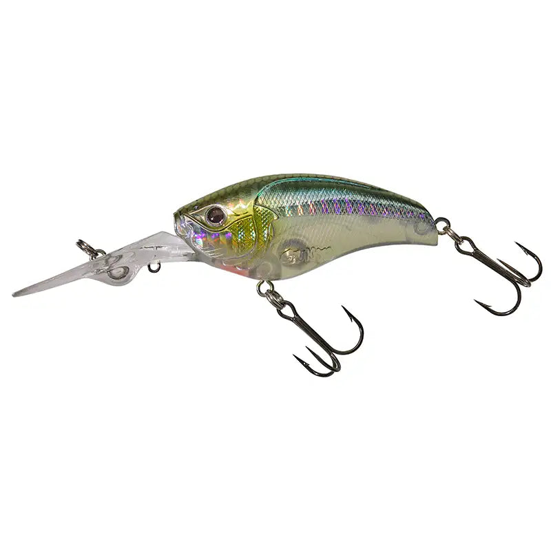 Crankbait Slattern 65mm Floating in Dekor HL Minnow für klare Gewässer und Sonnenschein
