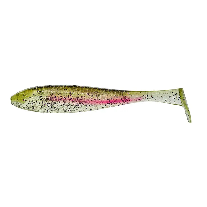 Illex Magic Slim Shad 5 Magic Wakasagi Gummifisch silber-weiß 10,5cm Softbait für Zander