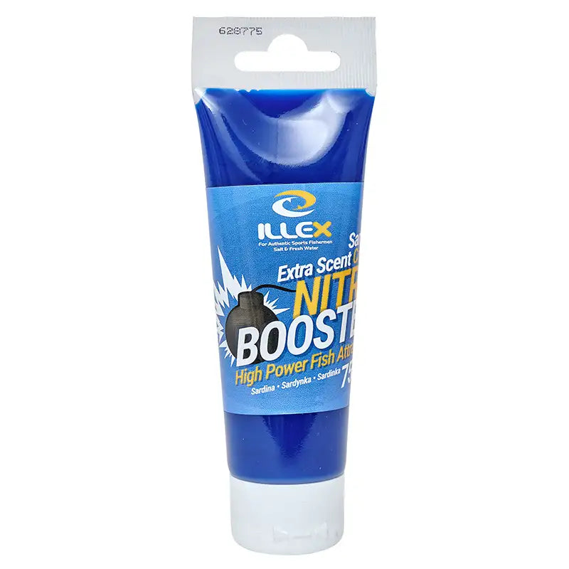 Illex Nitro Booster Sardine-Creme-Blau – Haftender Köderlockstoff für Raubfische