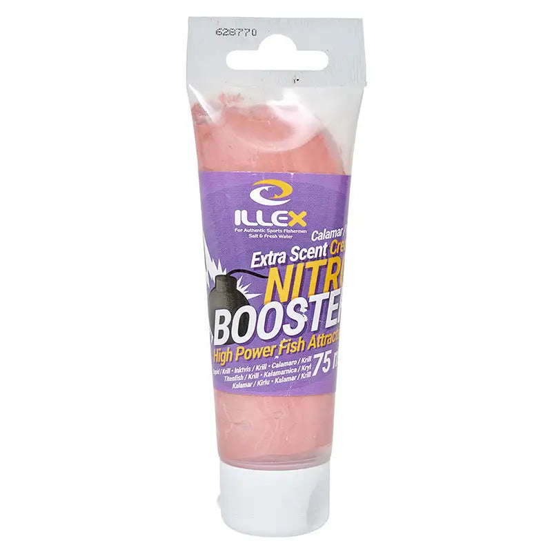 Illex Nitro Booster Squid_Krill-Creme-Orange – Raubfisch Lockstoff in 8 Geschmacksrichtungen
