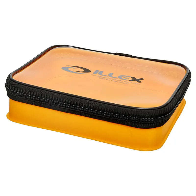 Illex Safe Bag Slim S Yellow Zubehörtasche 22.5x19x5.5cm kompakt mit durchsichtigem Deckel_17479