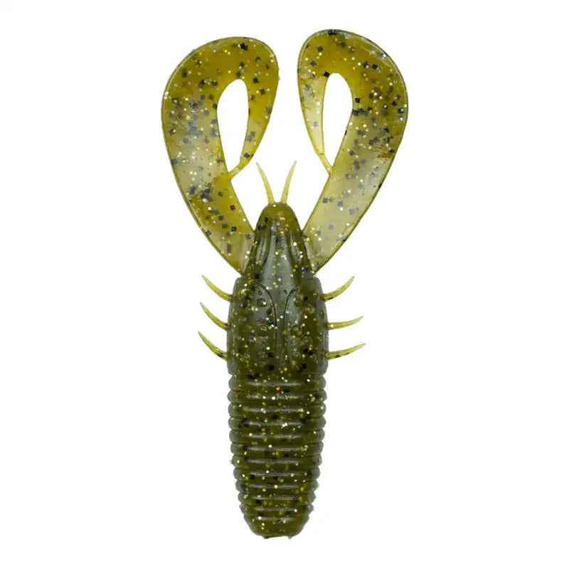 6th Sense Fishing Stroker Craw Green Pumpkin Burst